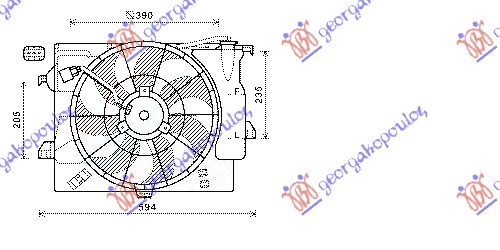 VENTILATOR KOMPLET BENZIN