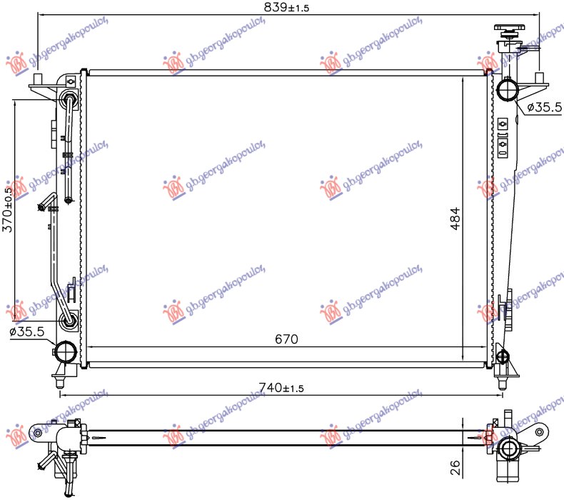 HLADNJAK MOTORA 2.4 BENZIN (AUTO) (670x468)