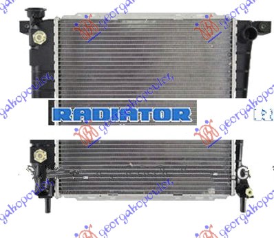 HLADNJAK MOTORA 2.2-/3.2 TDCi (MAN/AUTO) (605x640x16)