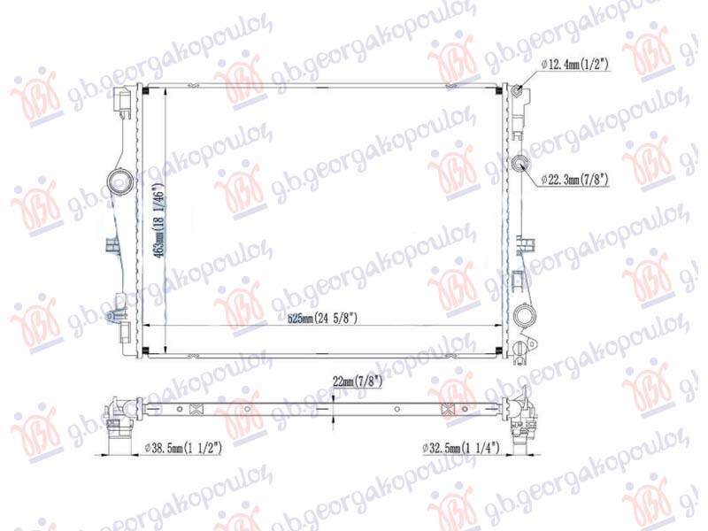 HLADNJAK MOTORA 1.5/2.0 BENZIN - 2.0 DIZEL (625x477)