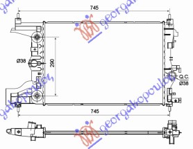 HLAD MOTORA 1.6 BENZ (-AC)(58x39x16)AUTO