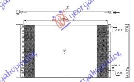 HLADNJAK KLIME BENZIN-DIZEL(63.2x39.2x12