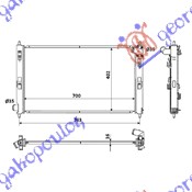 HLADNJAK MOTORA BENZIN-2.0 DIZEL(70x41)