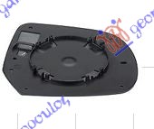 STAKLO RETROVIZORA SA GREJACEM (KONVEKSNO) - LEVO