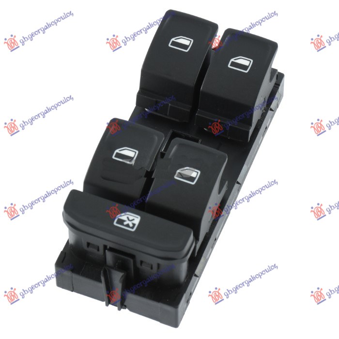 PREKIDAC U PREDNJIM VRATIMA (4 TASTERA) (12 PIN) - LEVO