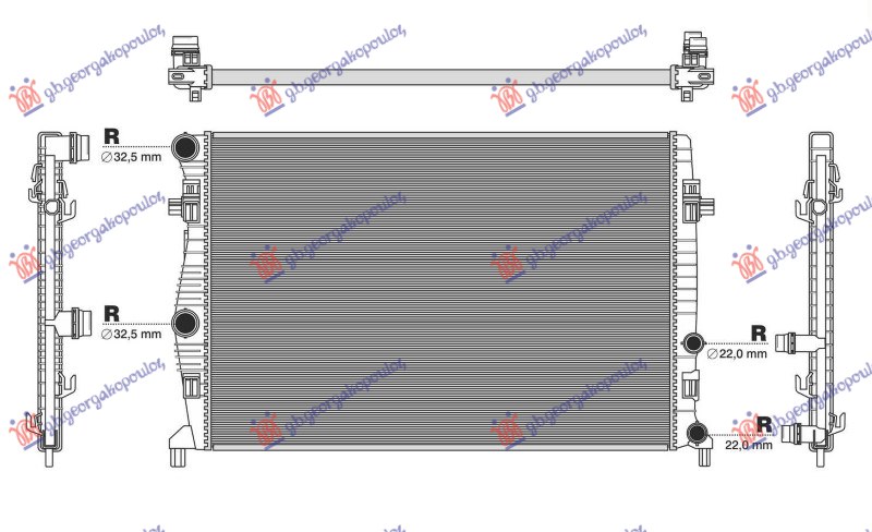 HLADNJAK MOTORA 1.0 TGI/1.0 TSI BENZIN - 1.6 TDI DIZEL (MAN/AUTO) (650x439) (VAL