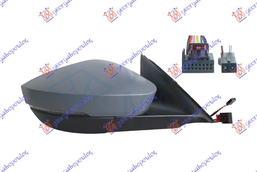 RETROVIZOR ELEKTRICNI SA GREJACEM PM (ELEKTRO-SKLOPIV) (MEMORIJA) (MIGAVAC) (SVE - DESNO