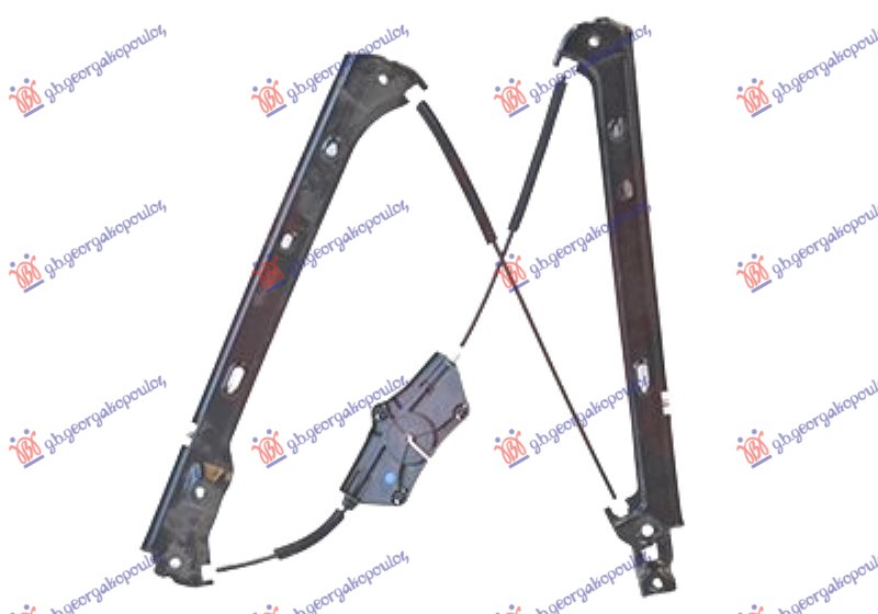 PODIZAC PREDNJEG PROZORA ELEKTRICNI (BEZ MOTORA) - DESNO