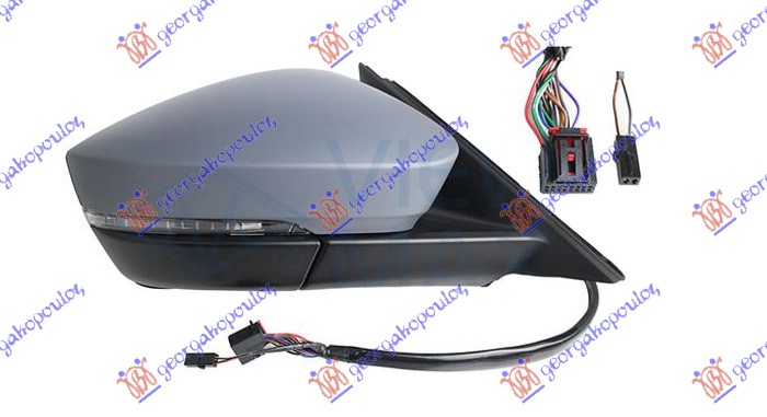 RETROVIZOR ELEKTRICNI SA GREJACEM PM (ELEKTRO-SKLOPIV) (MIG) (SVETLO) (MRTAV UGA - DESNO