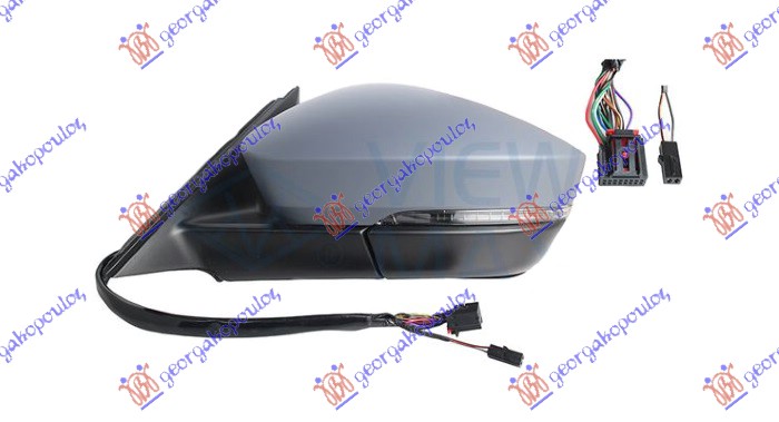 RETROVIZOR ELEKTRICNI SA GREJACEM PM (ELEKTRO-SKLOPIV) (MIG) (SVETLO) (MRTAV UGA - LEVO