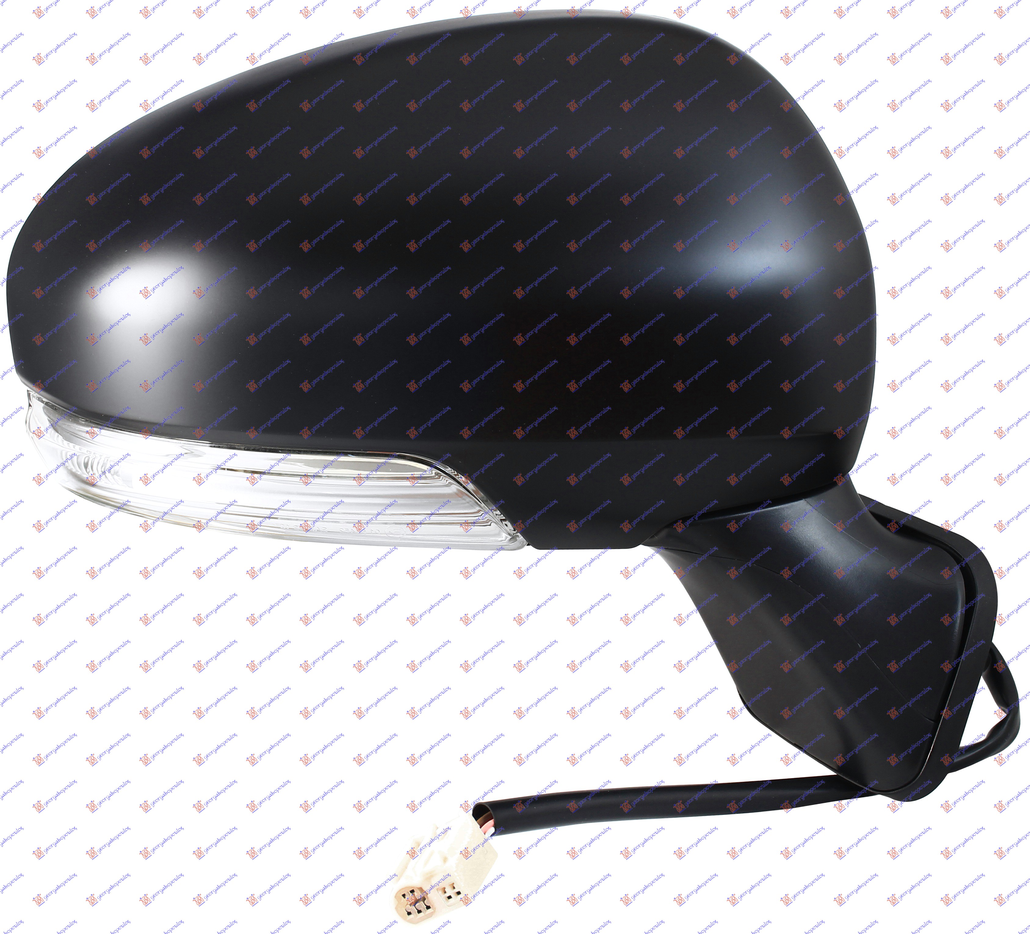 RETROVIZOR ELEKTRICNI SA GREJACEM PM (MIGAVAC) (A KVALITET) (KONVEKSNO STAKLO) - DESNO