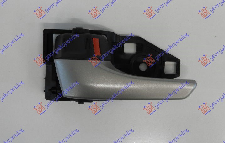 KVAKA PREDNJIH/ZADNJIH VRATA UNUTRASNJA SREBRNA/CRNA - LEVO