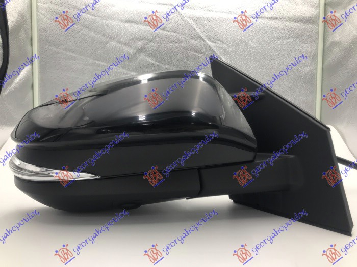 RETROVIZOR ELEKTRICNI SA GREJACEM PM (MIGAVAC) (MRTAV UGAO) (KONVEKSNO STAKLO) - DESNO