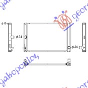 HLADNJAK MOTORA 1.4 D4d (55x37)