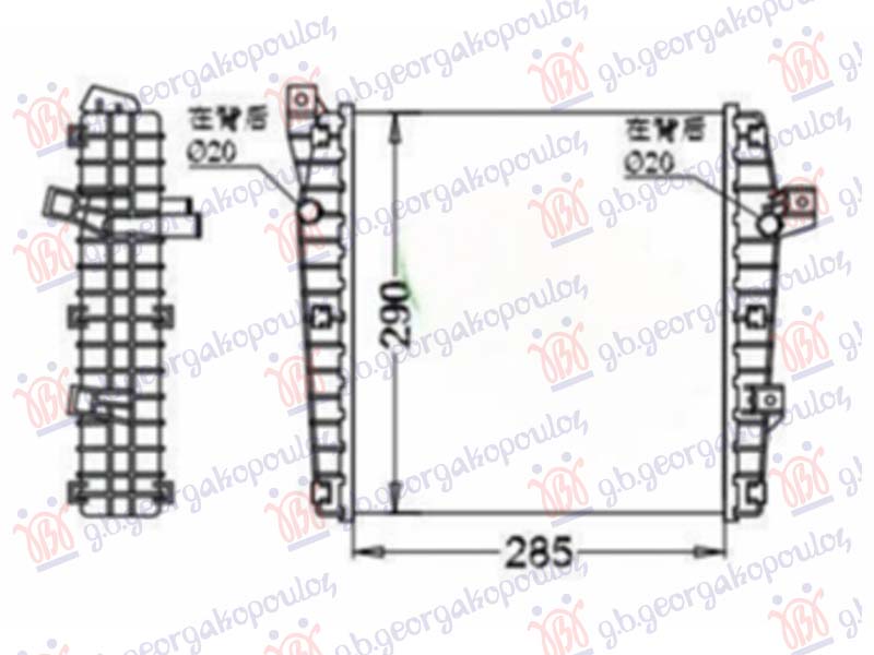 HLADNJAK MOTORA DODATNI 3.0 TSI HIBRID (AUTO) (CENTAR) (268x287)