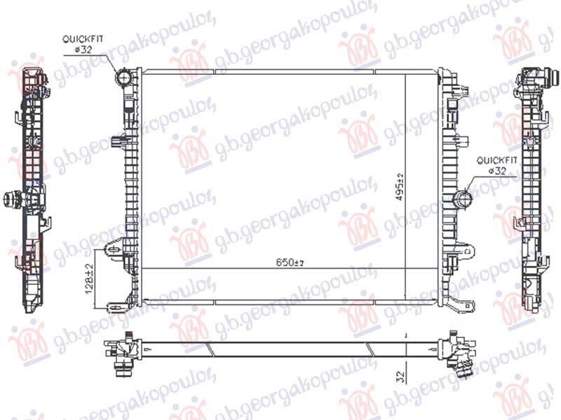 HLADNJAK MOTORA 1.4/2.0 BENZIN - 2.0 DIZEL (650x494)