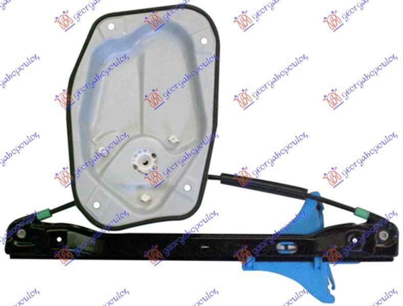 PODIZAC ZADNJEG PROZORA ELEKTRICNI (BEZ MOTORA) - LEVO