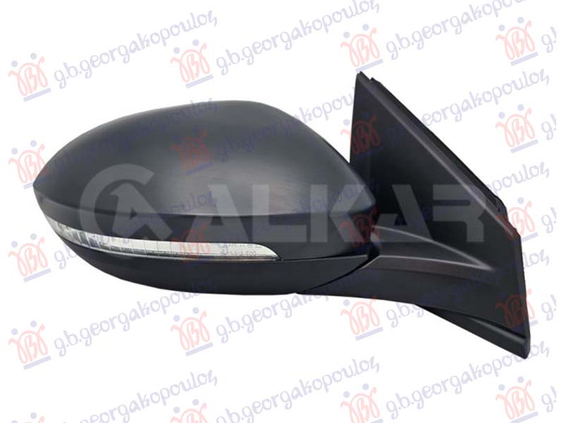 RETROVIZOR ELEKTRICNI SA GREJACEM PM (ELEKTRO-SKLOPIV) (MIGAVAC) (SVETLO) (MEMOR