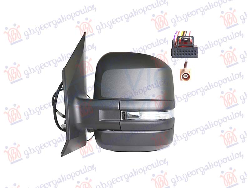 RETROVIZOR MEHANICKI KRATKI (MIGAVAC) (CIP ANTENE) (7 PIN) (A KVALITET) (KONVEKS