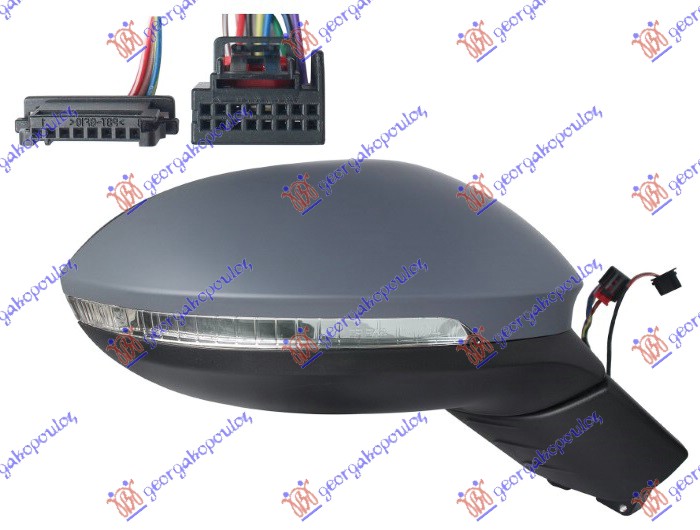 RETROVIZOR ELEKTRICNI SA GREJACEM (ELEKTRO-SKLOPIV) (MEMORIJA) (MIGAVAC) (SVETLO - DESNO