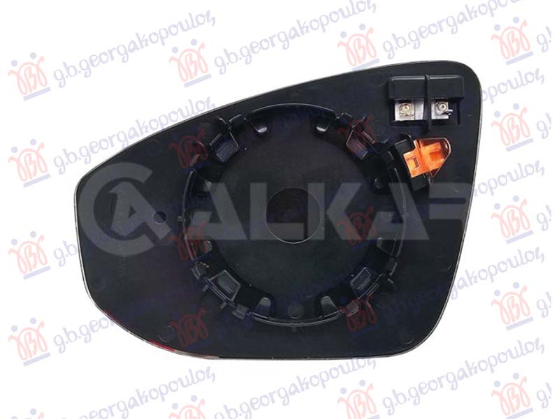 STAKLO RETROVIZORA SA GREJACEM (2 PIN) (KONVEKSNO)