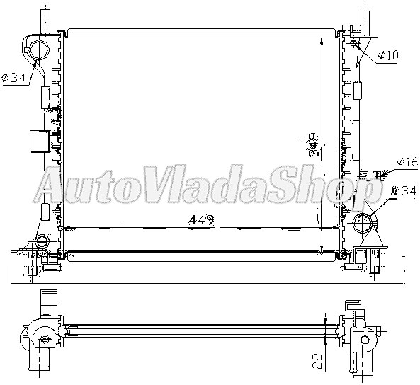 HLADNJAK FORD FOCUS I 14-16  AC-