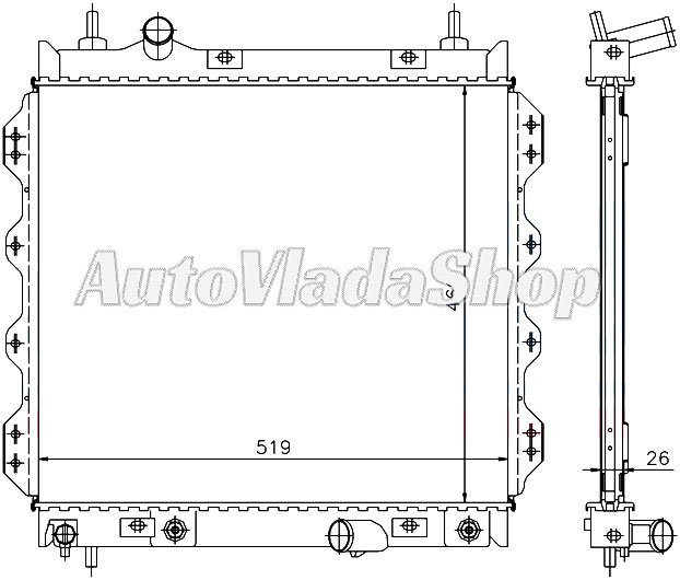 HLADNJAK CHRYSLER PT CRUZER 20 AC+  MAN/AUT   09/99-