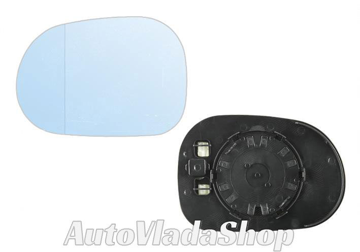 STAKLO RETROVIZORA SA GREJACEM PLAVO -02 (ASFERICNO) - DESNO