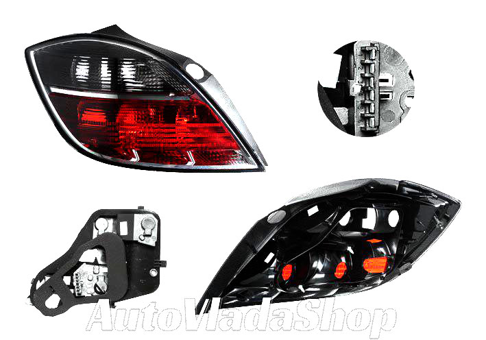 STOP LAMPA ZATAMNJENA/CRVENA 5 VRATA 07- (VISTEON) - LEVO