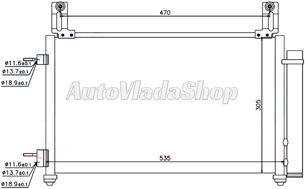HLADNJAK KLIME 0.8/1.0 8Vcc (45.8x31.7)
