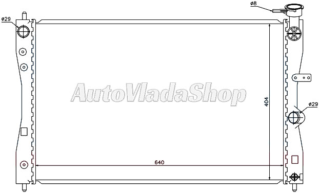 HLADNJAK MITSUBISHI COLT 04- 11-13-15