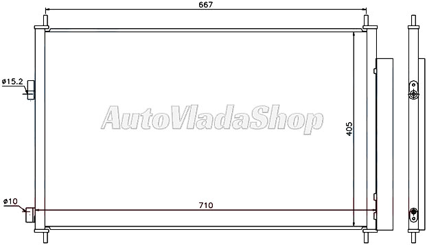 HLADNJAK KLIME TOYOTA RAV4  06-