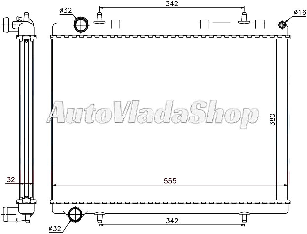 HLADNJAK CITROEN C4 20-16HDI AC+/-