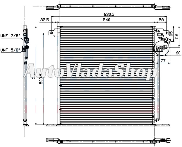 HLADNJAK  KLIME MERCEDES VITO I 95-03