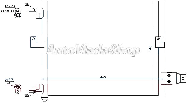 HLADNJAK KLIME HYUNDAI ATOS 97-03