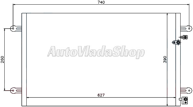 HLADNJAK  KLIME AUDI A6 04-  25TDI