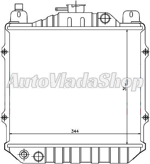 HLADNJAK MOTORA 1.9 DDiS (45x69x16)