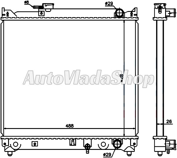 HLADNJAK SUZUKI VITARA 88- 16i - 16i16V