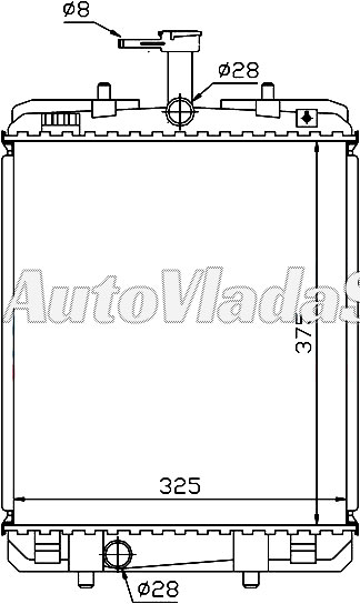 HLADNJAK TOYOTA AYGO 10i 12V / C1 / PEUGEOT 107/108