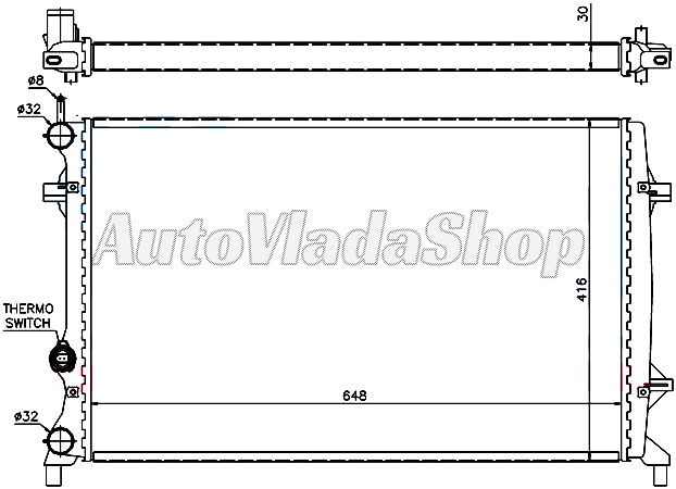 HLADNJAK VOLKSWAGEN JETTA 10- 20FSI- 25FSI / BEETLE