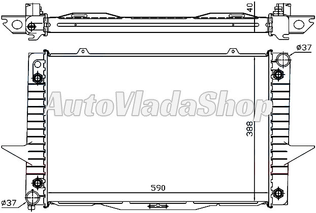 HLADNJAK VOLVO S70  20T-23T-25T AC+/- MAN/AUT