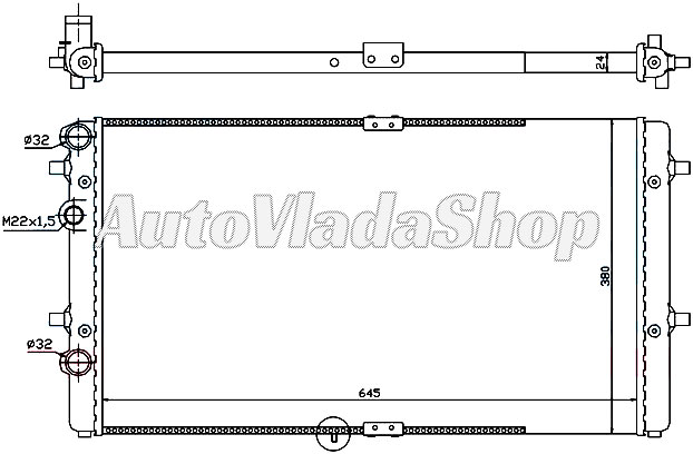 HLADNJAK SEAT IBIZA 99- 10-14-16-19SDI-19TDI / CORDOBA