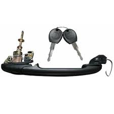 KVAKA PREDNJIH VRATA (L=D) SPOLJASNJA (SA CILINDROM I KLJUCEM) - LEVO