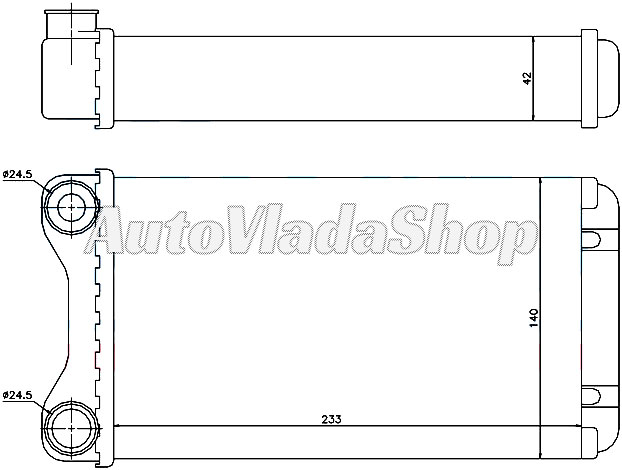 HLADNJAK GREJANJA  AUDI A4 00-