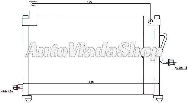 HLADNJAK  KLIME  DAEWOO MATIZ 98-