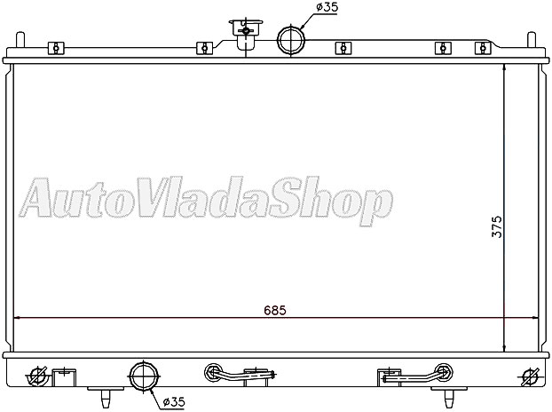 HLADNJAK MITSUBISHI LANCER 03-