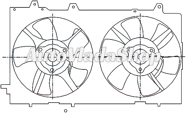 VENTILATOR DUPLI SUBARU FORESTER 20