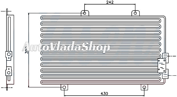 HLADNJAK KLIME TS (54.5x34.5) 95-