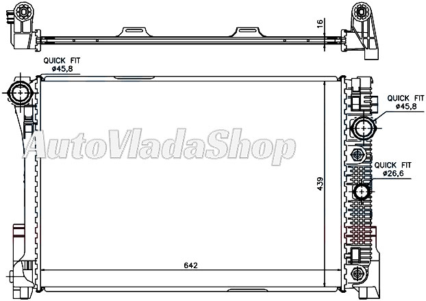 HLADNJAK MERCEDES 204  18-20-23-25-28-35-20CGI-20CDI-2