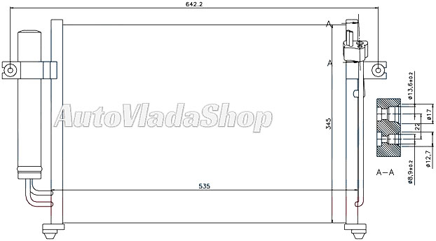 HLADNJAK  KLIME HYUNDAI GETZ 11-13